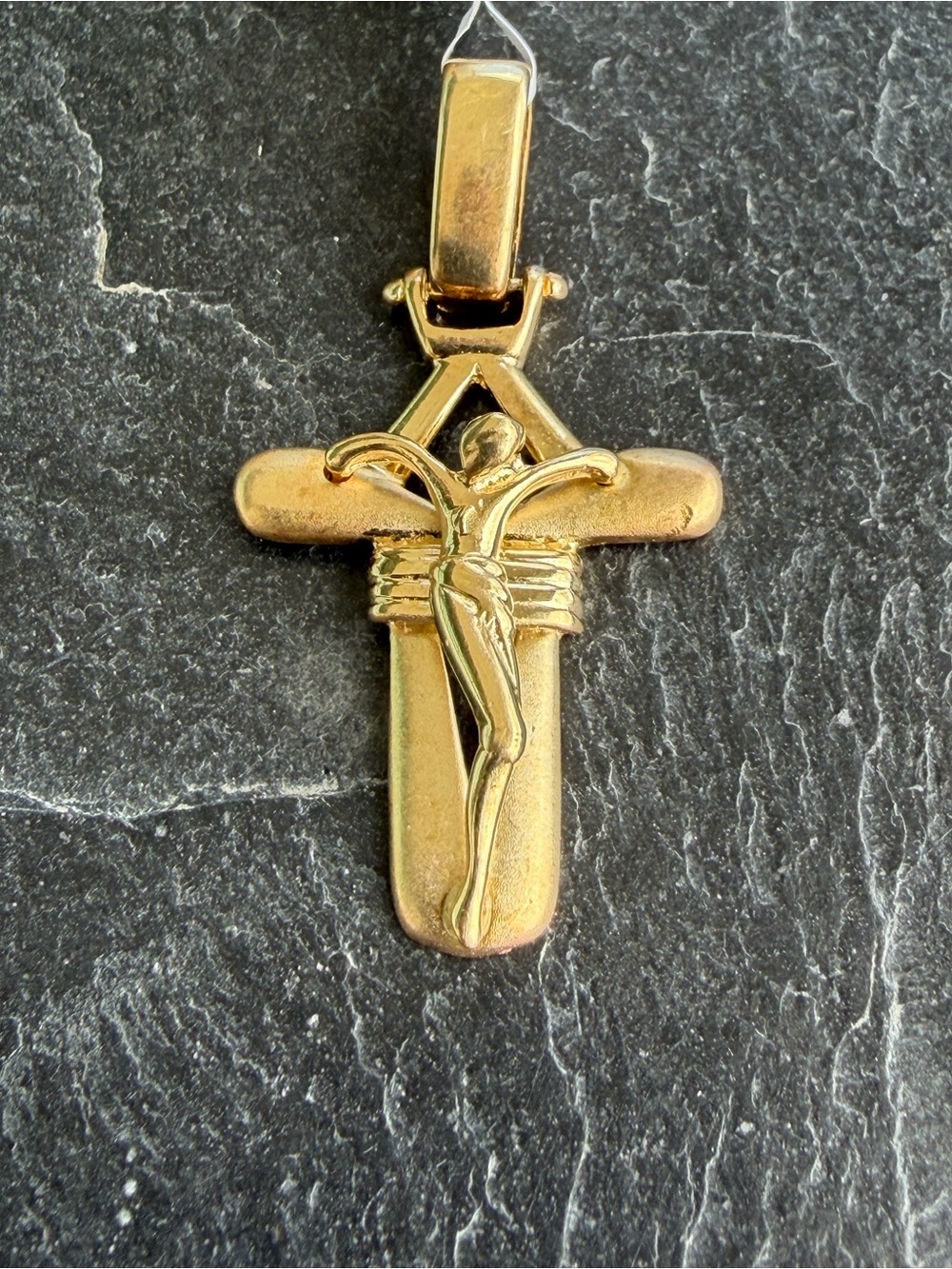 14kt. Yellow Gold Men’s Crucifix Pendant - Religious Necklace